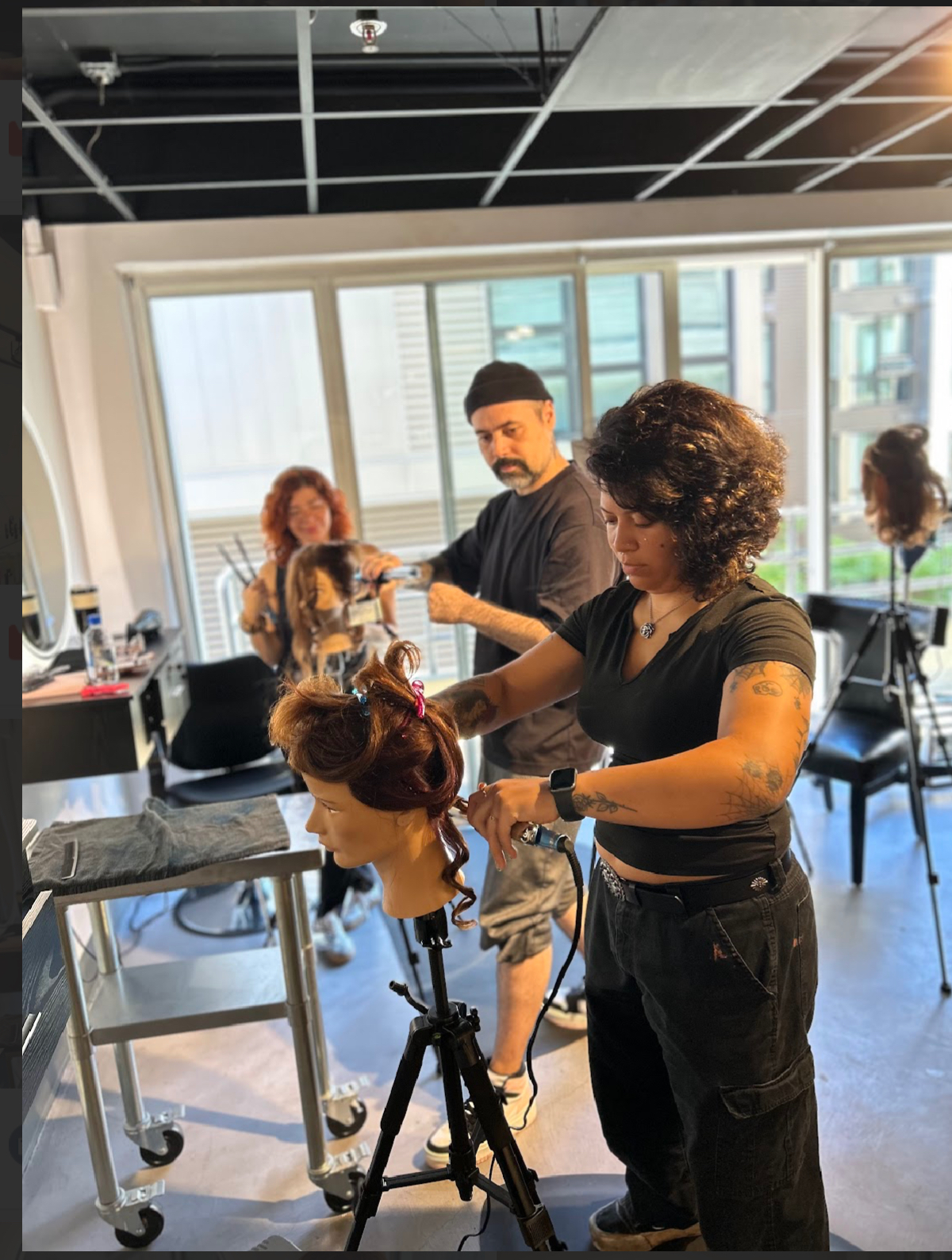 Inside Vann Studio Salon, Belltown Seattle